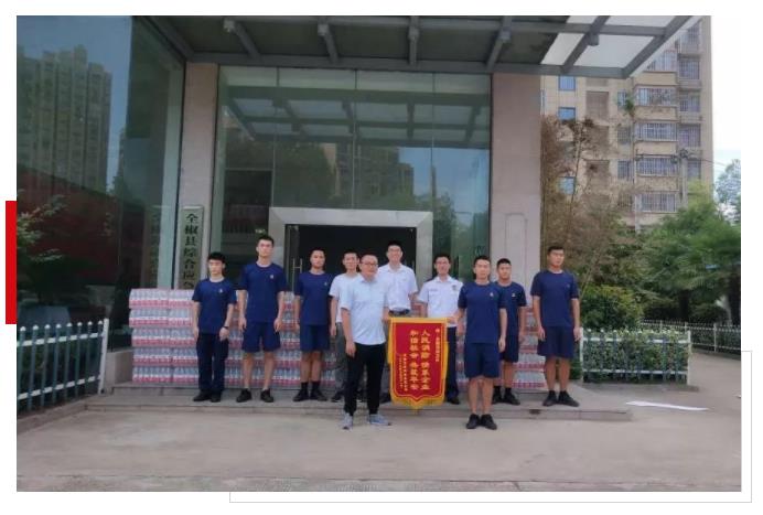 龍勝管走進消防大隊慰問我們“最可愛的人”，共續(xù)軍民魚水情